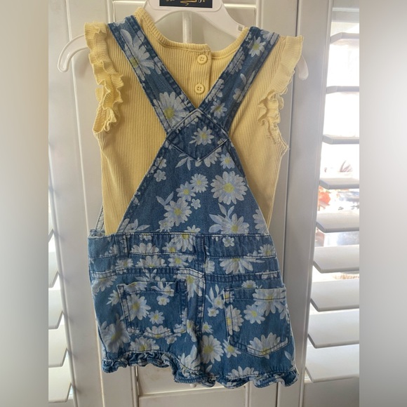 Girls bluejean overall short set. NWOT size 4 - Picture 3 of 6